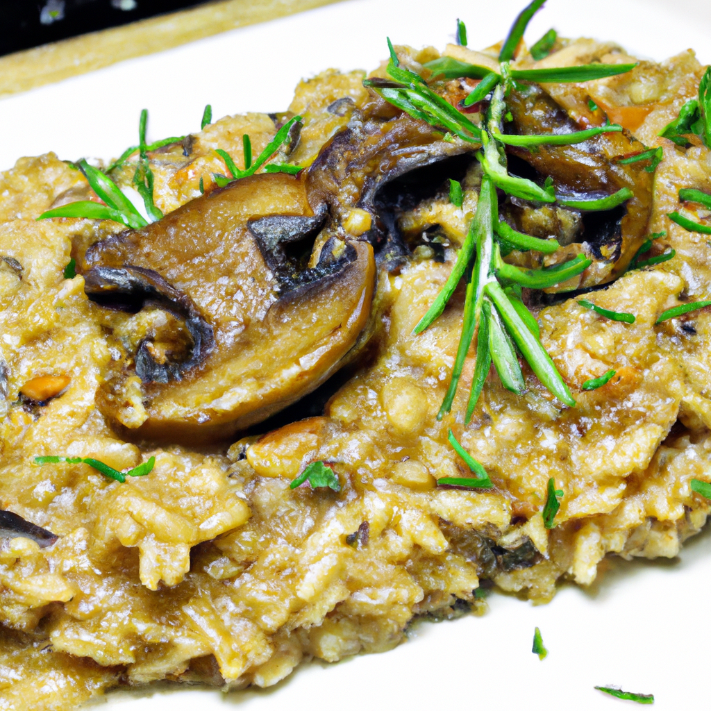 This delicious and nutritious Rosemary Mushroom Risotto is the perfect meal to share with the whole family. The fragrant rosemary aroma, accompanied by the savory mushrooms, combine to make one of the best risottos. Packed with lots of flavor, this dish is sure to please. Serve up a big bowl of this comforting meal and enjoy a dinner that is sure to make your family smile. Try making this recipe for your next cozy family dinner for a meal that will be remembered!