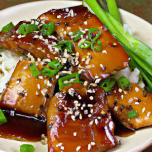 This salmon teriyaki recipe is a quick and easy way to get a delicious, nutritious meal on the table! Made with just a few simple ingredients, this recipe comes together in no time and is sure to please the whole family. The salmon is marinated in a soy sauce, brown sugar, and honey mixture, then grilled to perfection. Serve with rice and steamed vegetables for a complete meal. Enjoy!