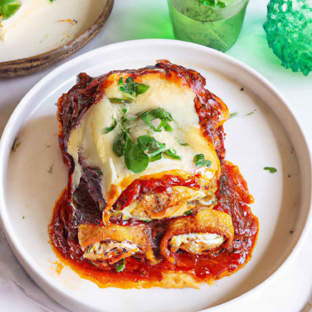 This decadent Eggplant and Ricotta Cannelloni is the perfect Italian dish for family dinners! Filled with garlic, eggplant, ricotta, Parmesan, and topped with melty mozzarella and cup of marinara sauce, it's a cozy and comforting favorite. Plus, it makes the best leftovers, oven it stays perfectly creamy and delicious! Serve it with a light, fruity Barbera to complete the meal.