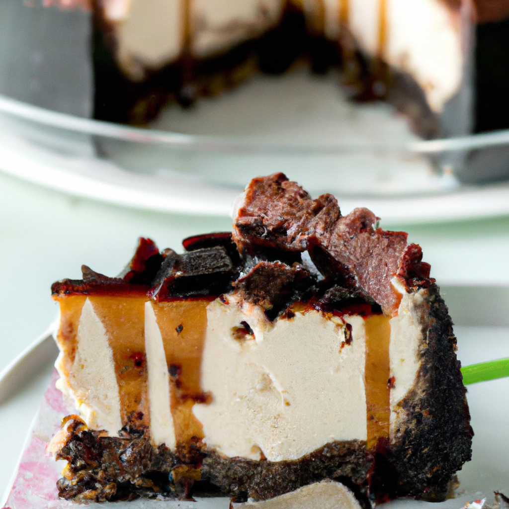 This Chocolate Amaretto Cheesecake not Pie is a delicious and unique dessert. With its creamy layers of cream cheese and amaretto, it is sure to be a crowd-pleaser. The graham cracker crust is perfectly crunchy and perfectly complements the luscious layers of the filling. The sweet and tart topping of semisweet chocolate chips adds just the right amount of sweetness. Serve with a glass of Barolo for an unforgettable dessert experience!