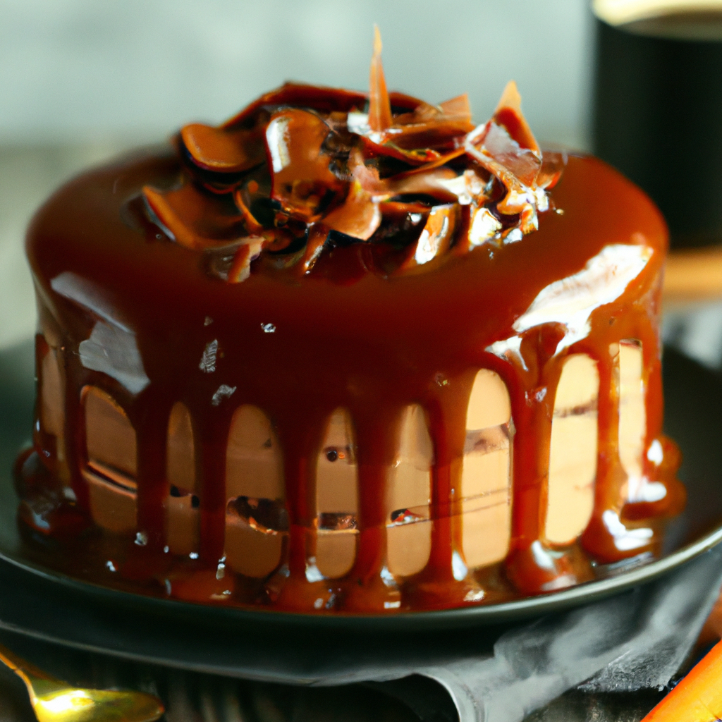This decadent Caramel Chocolate Ganache Cake will not only satisfy your taste buds with its mixture of sweet and salty flavors, but also fill your home with an enticing aroma. The layer of melted chocolate ganache, which is contrasted with the sweet buttercream frosting and caramel sauce, works to create a beautiful mosaic of flavors that awaken the senses. Paired with a full-bodied cabernet sauvignon, this delectable dessert is sure to be the star of your next gathering!