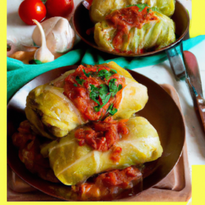 This Stuffed Cabbage Rolls Recipe is a hearty and delicious meal that is sure to become a family favorite! The cabbage is cooked until it is softened, then combined with ground beef, rice, and other spices, and topped with mozzarella cheese. This dish is easy to make and full of flavor! Serve this Stuffed Cabbage Rolls Recipe with a side of garlic toast or crusty bread and a salad for a complete meal.