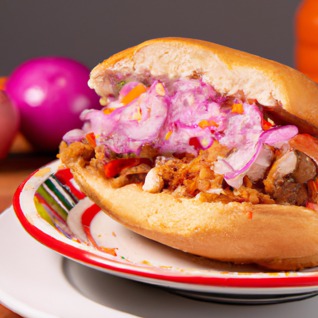 This Torta Ahogada sandwich is a Mexican classic, made of a split bolillo roll filled with a delicious combination of meats and spices, crowned with two layers of guacamole, red onions, pico de gallo and chile de arbol salsa. It’s a flavor-packed sandwich that will make your taste buds exclaim!