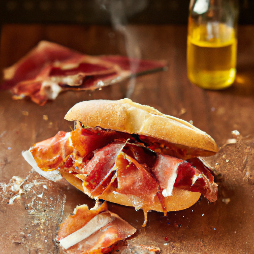 Our Grilled Jamón Ibérico Bocadillo Recipe, the result of the listed recipe.