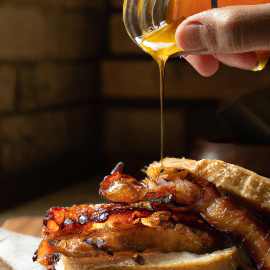 Our Grilled Buttermilk Fried Chicken Bacon and Honey Sandwich on Toasted Ciabatta, the result of the listed recipe.