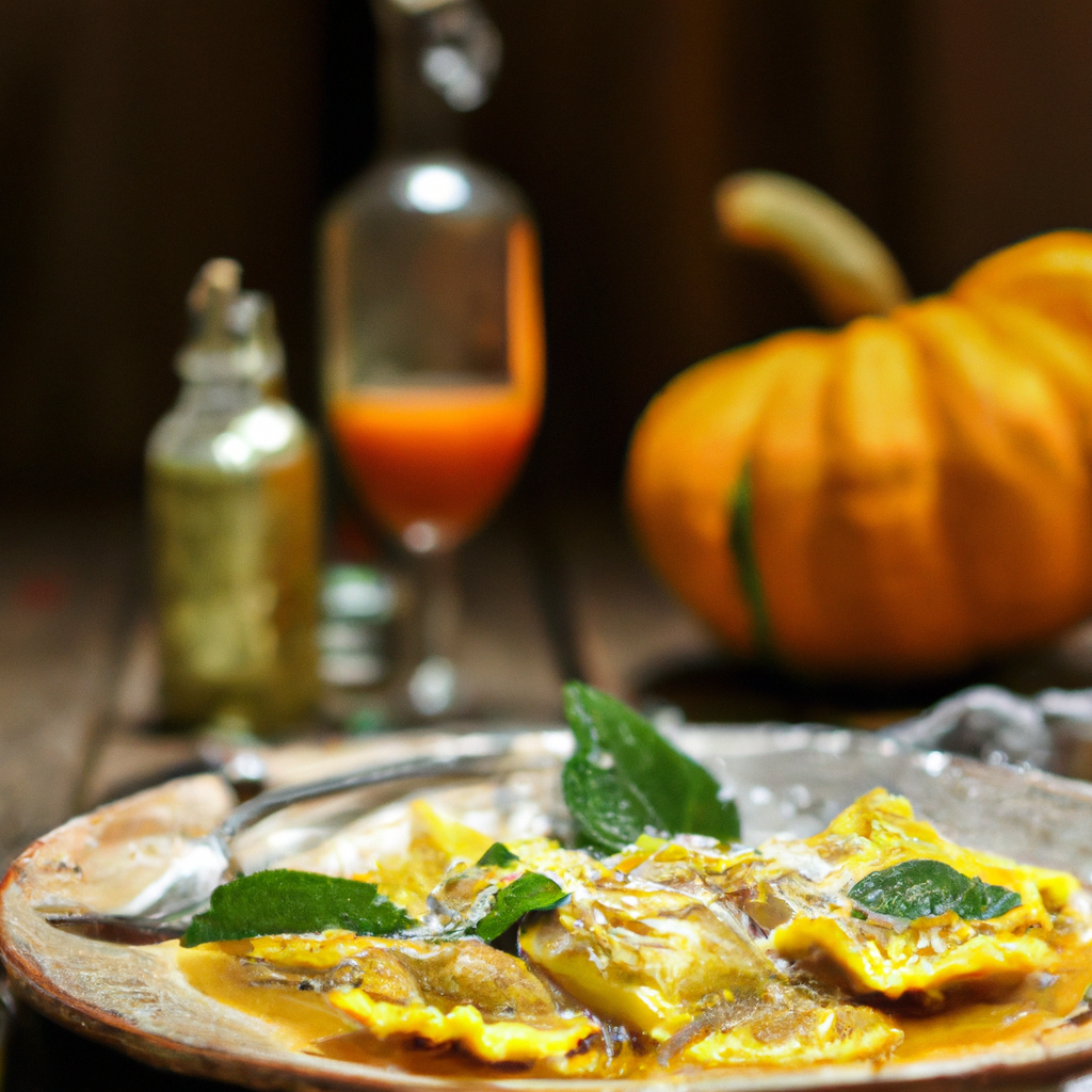 Our Ravioli di Zucca Ravishing Recipe, the result of the listed recipe.