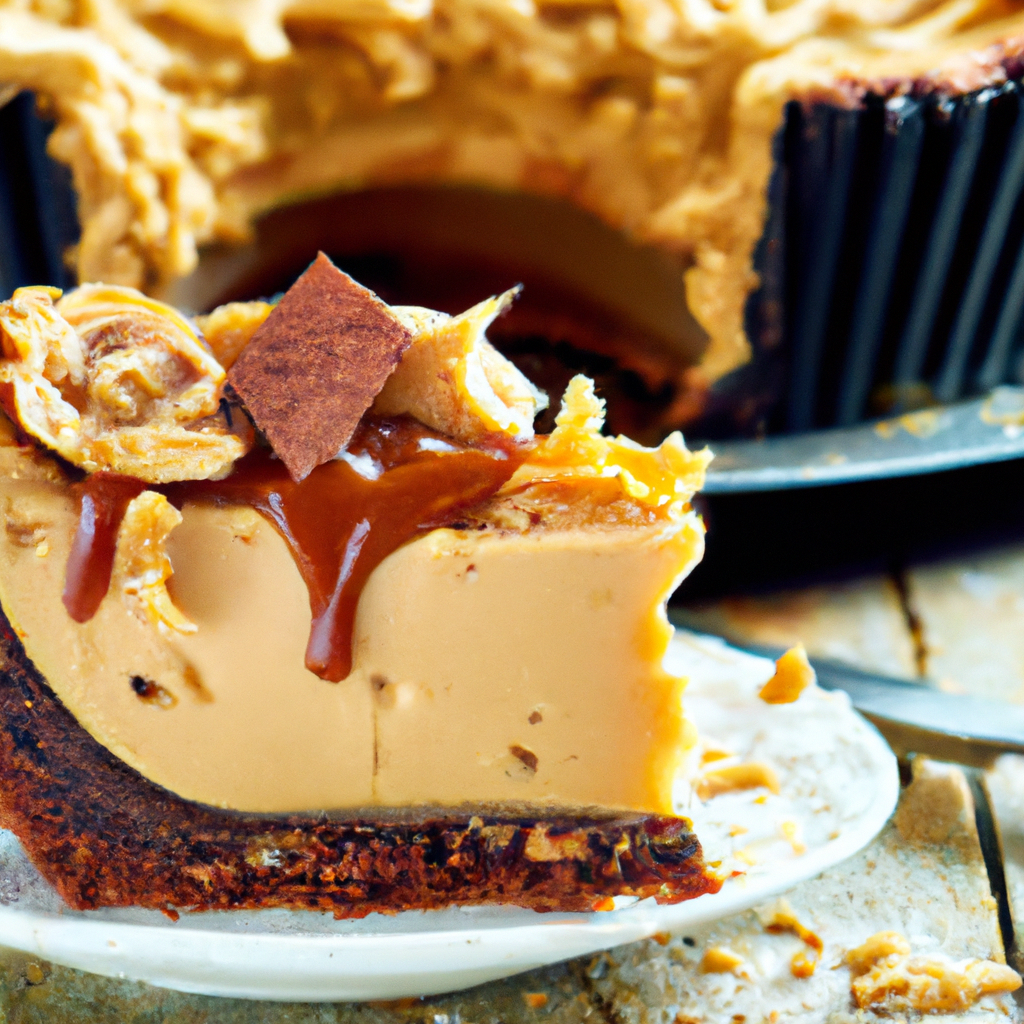 Our Peanut Butter Cup Cheesecake Heaven, the result of the listed recipe.