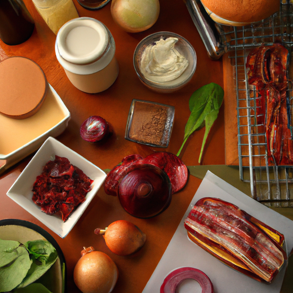 Prepping a Grilled Bacon & Caramelized Onion Meatloaf Sandwich