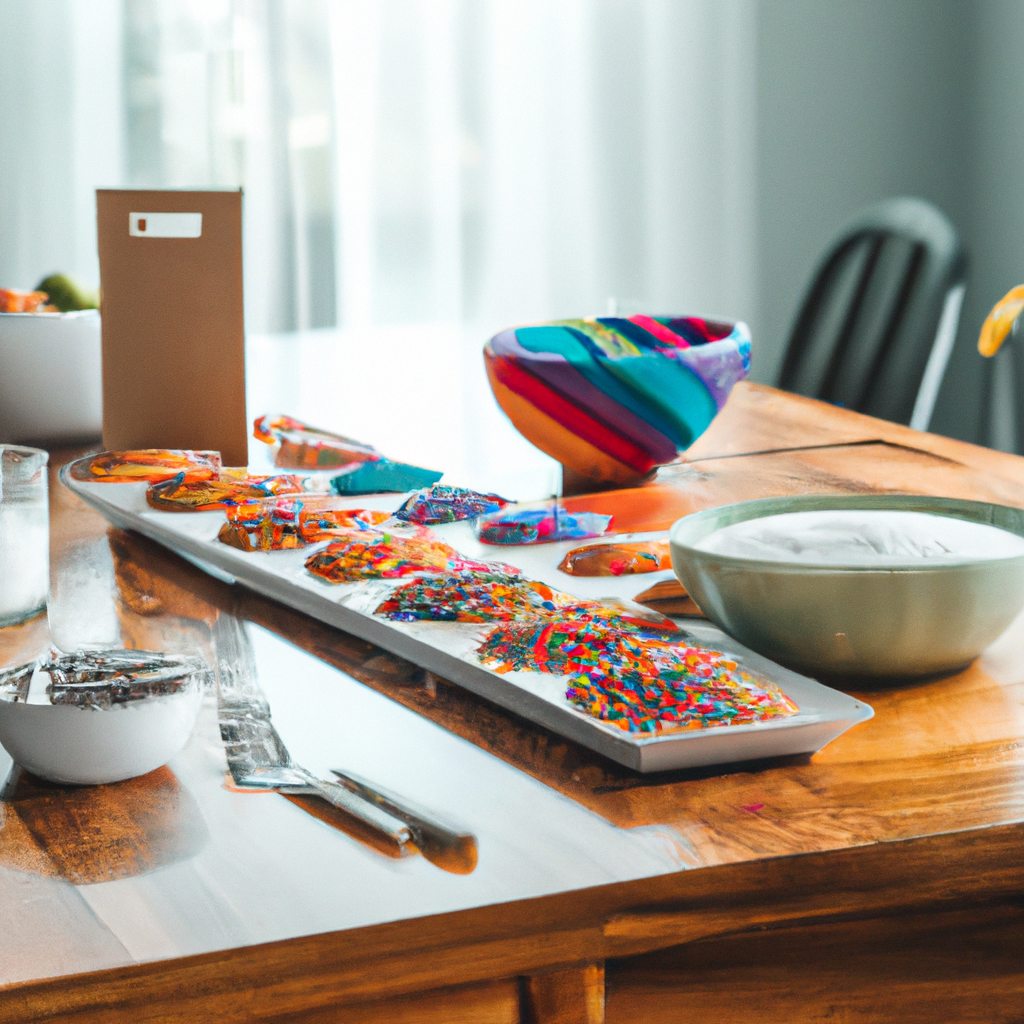 Prepping a Rainbow Sprinkle Donuts