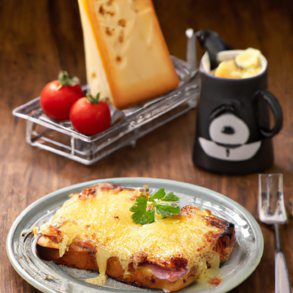 Our Gooey Cheese and Crispiness All in One Croque Monsieur, the result of the listed recipe.
