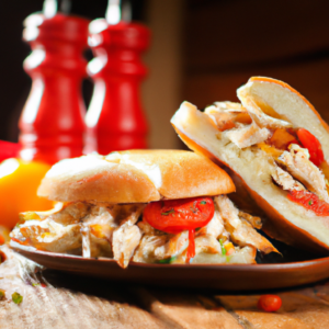 Our Fireside Grilled Alabama White Chicken Sandwich, the result of the listed recipe.