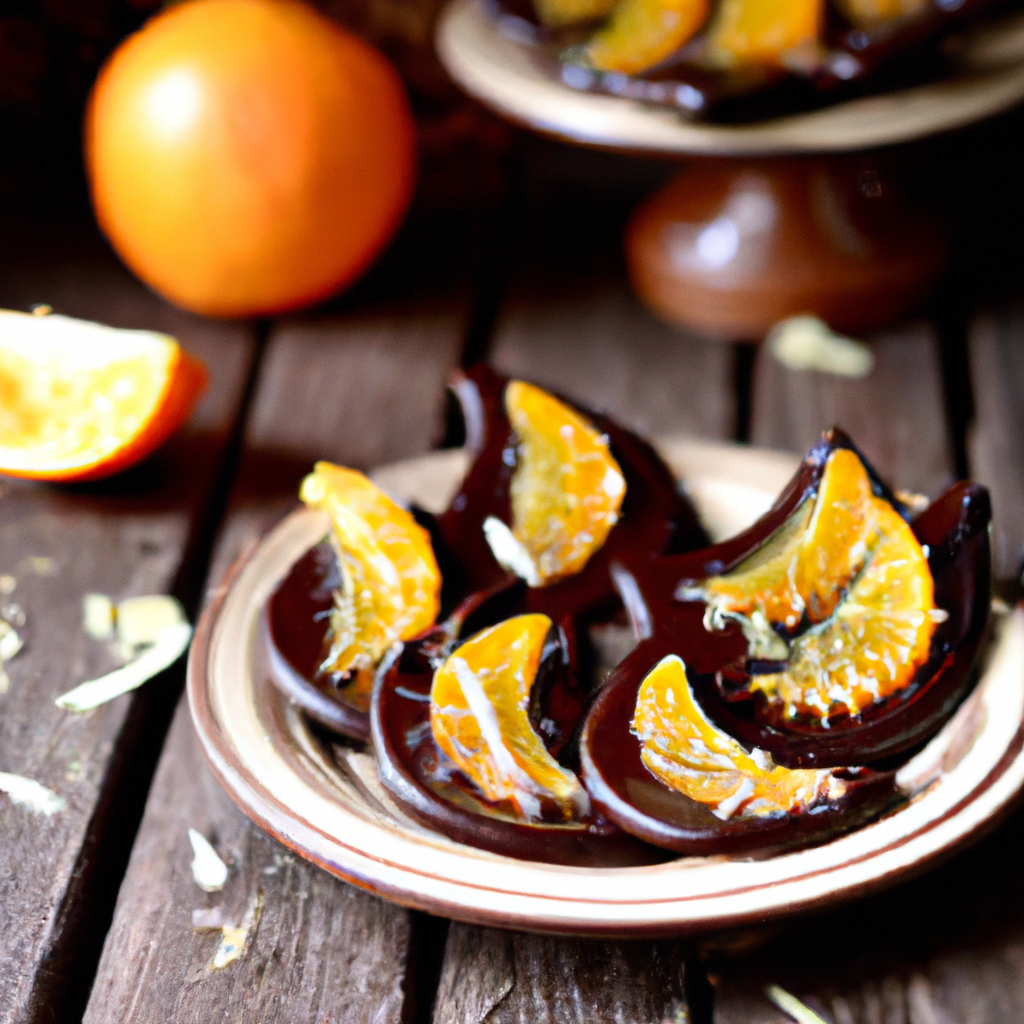 Chocolate Covered Candied Orange Slices