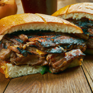 Our Grilled Southern-Style South Carolina BBQ Sandwiches, the result of the listed recipe.