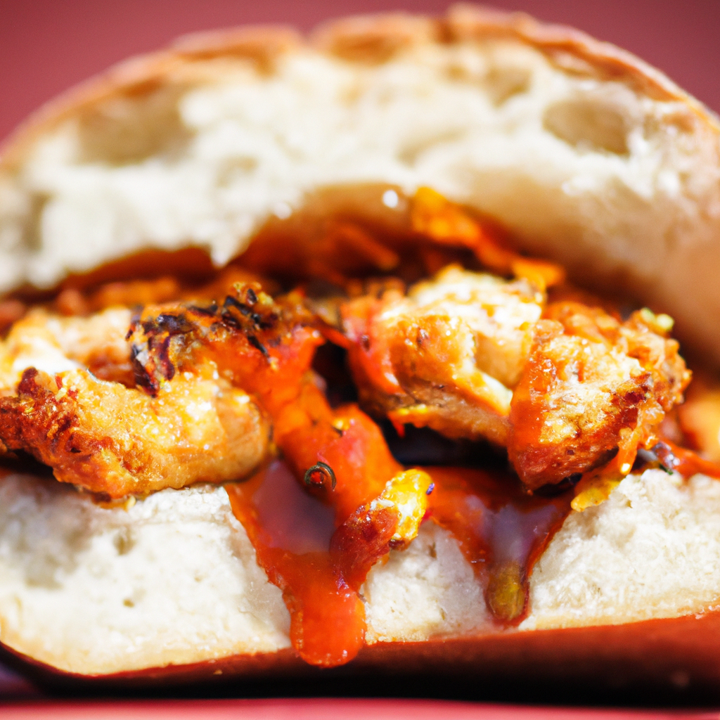 Our Fried Chicken Ciabatta with Spicy Hot Honey, the result of the listed recipe.