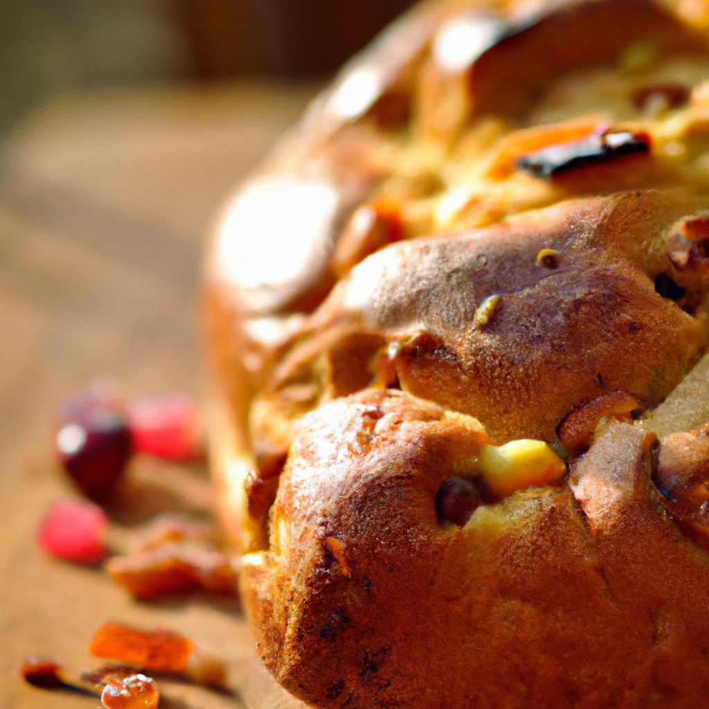 Our Traditional Italian Easter Bread, the result of the listed recipe.