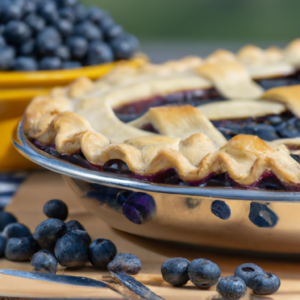 Our Ultimate Blueberry Pie Recipe, the result of the listed recipe.