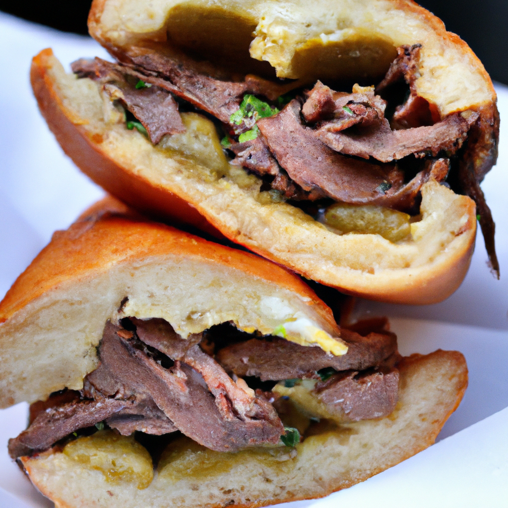 Our Tender French Dip Au Jus Sandwich, the result of the listed recipe.