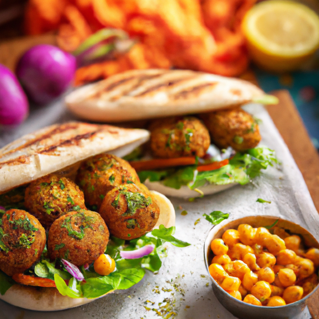 Our Grilled Classic Falafel Sandwich, the result of the listed recipe.