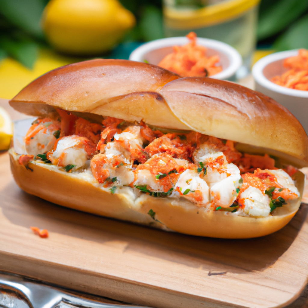 Our Grilled Lobster Roll with Lemon Herbed Mayo, the result of the listed recipe.