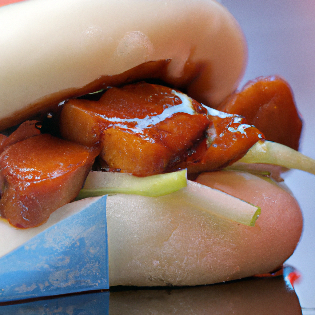 Our Thick-cut Pork Gua Bao with Rich Au Jus, the result of the listed recipe.