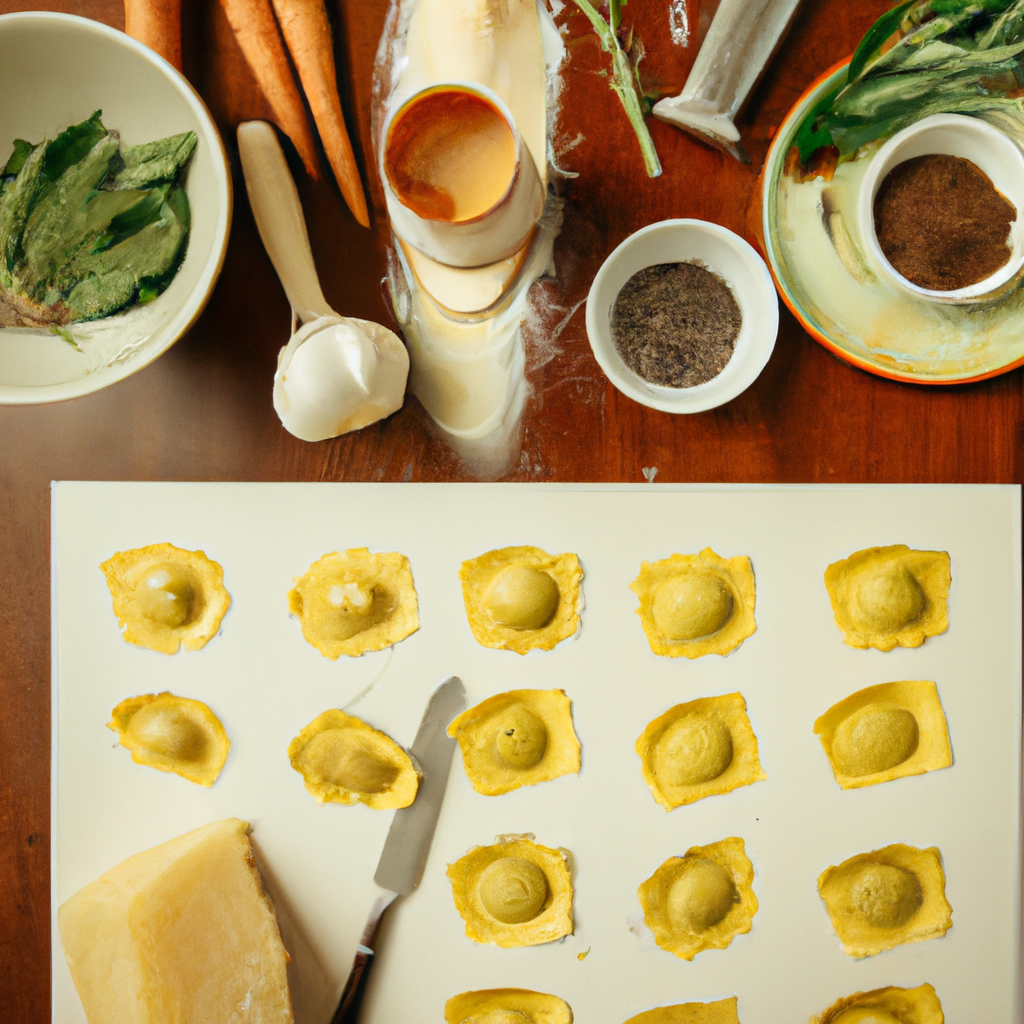 Prepping a Tordelli Lucchese Ravioli with Sage Brown Butter Sauce