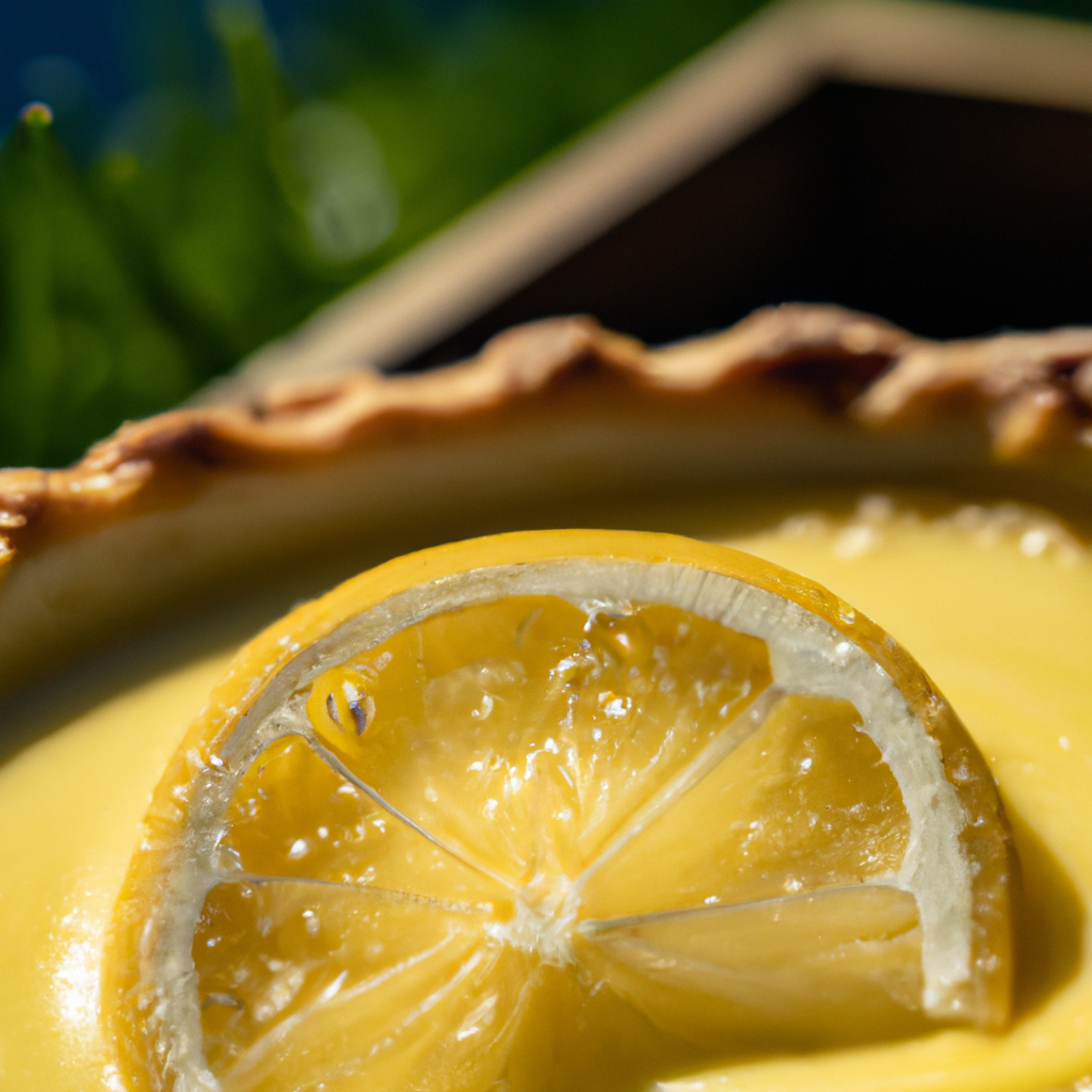 Our Lemon Dream Tart, the result of the listed recipe.