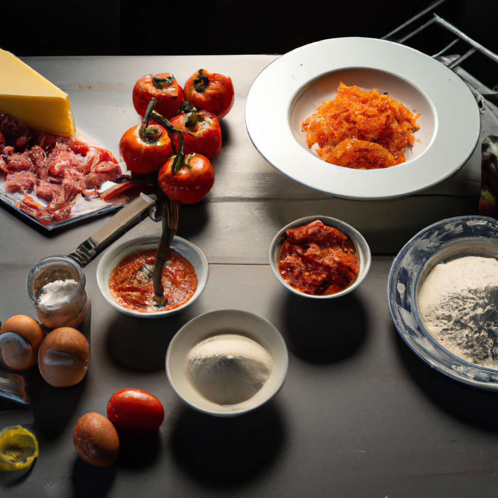 Prepping a Pappardelle with Arrabbiata Sauce Recipe