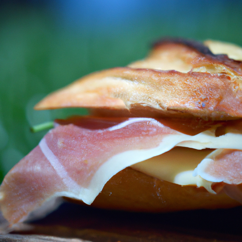 Our Melt-in-Your-Mouth Prosciutto and Gruyere Sandwich, the result of the listed recipe.
