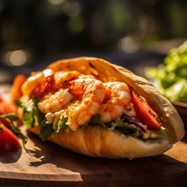 Our "Shrimp Croissant Taco Recipe", the result of the listed recipe.